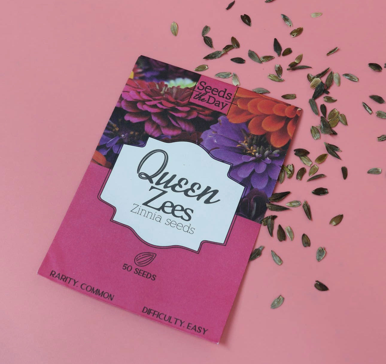Zinnia Seeds “Queen Zees”