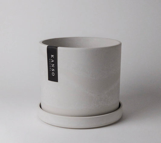 Signature Faux Stone 9in Planter